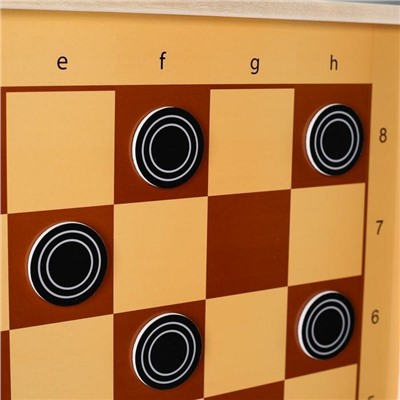 Шахматы и шашки демонстрационные магнитные
