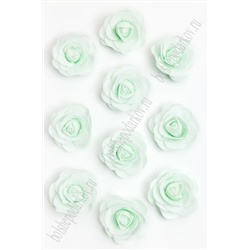 Головки цветов "Роза" 6 см (50 шт) SF-3001, мятный
