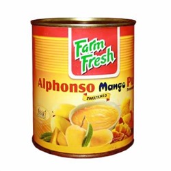 Sweetened ALPHONSO MANGO PULP Farm Fresh (Подслащенное пюре АЛЬФОНСО МАНГО, Фарм Фреш), 850 г.