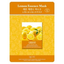 "Mijin" Lemon Essence Mask Маска тканевая лимон, 23 мл