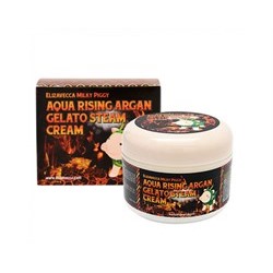 Крем паровой увлажняющий Elizavecca Aqua Rising Argan Gelato Steam Cream