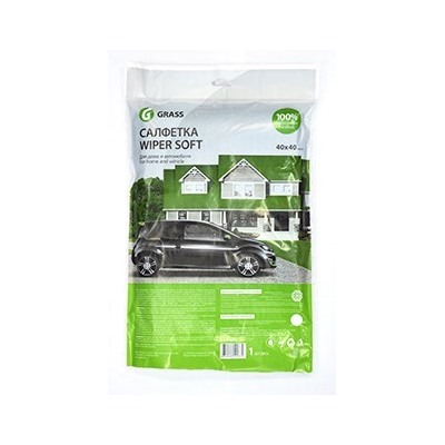 Салфетка WIPER SOFT 100% микрофибра 40*40 см