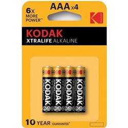 Батарейка  Kodak XTRALIFE  LR03 (мизинчик) 4шт.
