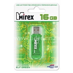 USB Flash 16GB Mirex ELF GREEN
