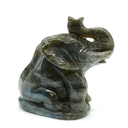 Фигурка из камня лабрадор Слон.