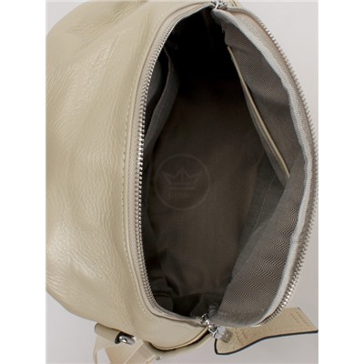 Рюкзак жен натуральная кожа GU 2033-5555,  1отд,  4внеш,  3внут/карм,  бежевый 245075