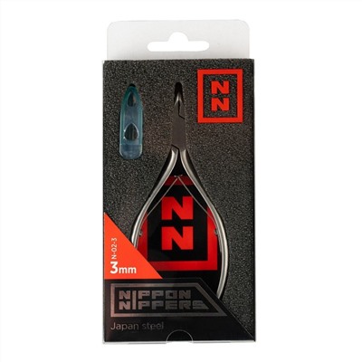 Nippon Nippers Кусачки маникюрные для кутикулы / N-02-3, двойная пружина, ручная заточка, 3,5 мм