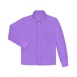 Сиреневая рубашка для мальчика 189013-ПМ18