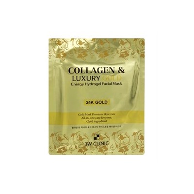 Гидрогелевая маска для лица 3W Clinic Collagen & Luxury Gold Energy