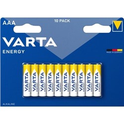Батарейка  Varta Energy LR03 AAA (мизин.)  10шт. блистер (Германия)