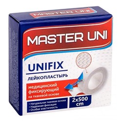 Пластырь Master Uni бактериц. ткан.основа рулон 2*500см