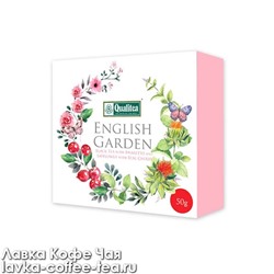чай Qualitea "English Garden" чёрный, вишня-амаретто 50 г.