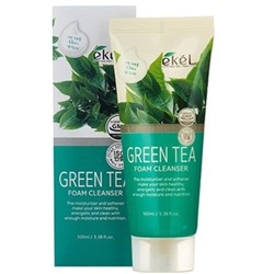 EKEL Пенка д/умывания с экстр.зеленого чая  Foam Cleanser Green tea 100мл