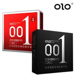 Презервативы OLO Zero One ультратонкие с гиалуроновой кислотой 3 шт SF758382