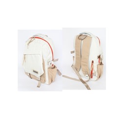 Рюкзак Battr-8810 текстиль,  1отд,  5внеш,  1внут/карм,  белый/бежевый 256670