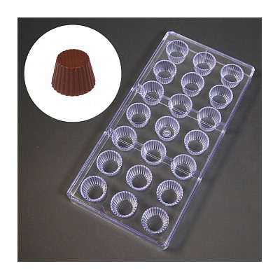 Форма для шоколада (поликарбонат) PRALINE, Bake ware, 21 ячейка