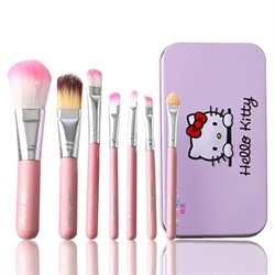 Набор кистей для макияжа Hello Kitty 7 штук