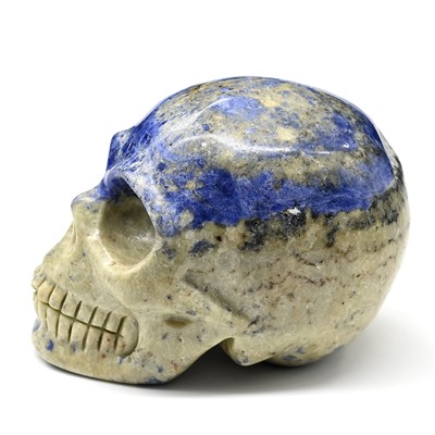 Резной череп из лазурита 88*60*67мм, 546г.