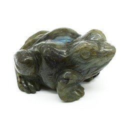 Скульптура Лягушка из лабрадора.