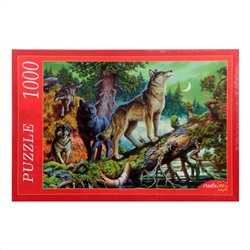 Рыжий кот. Пазлы 1000 эл. арт.7818 "Волки"