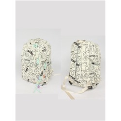 Рюкзак жен текстиль SB-8283,  2отд,  3внутр+4внеш/карм,  молочный 255580