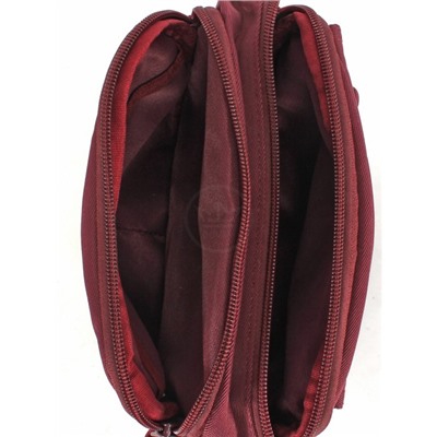 Сумка женская текстиль BoBo-3073,  1отд,  плечевой ремень,  бордо 246594