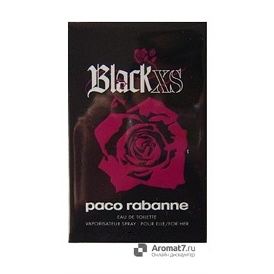 Paco Rabanne - Black XS. W-3x20