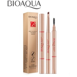 15%Автоматический карандаш для бровей BIOAQUA Double Plastic Pencil 0,4 гр. ТОН 012 светло-коричневый