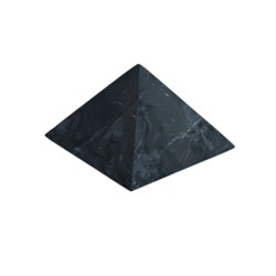 Пирамида из шунгита неполированная, размер основания 25мм