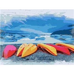 Картина по номерам 30х40 см "Путешествие в Исландию" живопись с красками и кистью PNB/C3 №43 ФРЕЯ