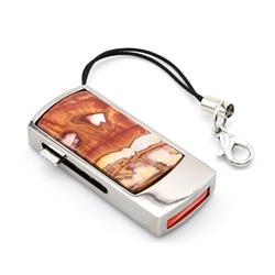 USB флеш карта на 32GB, декорированная яшмой