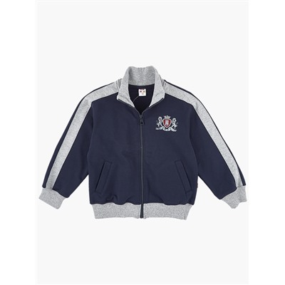 Бомбер (куртка) UD 0675 син/серый