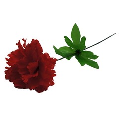 Цветок искусственный Хризантема 50см красная YL-44 (вып.по 12шт.)