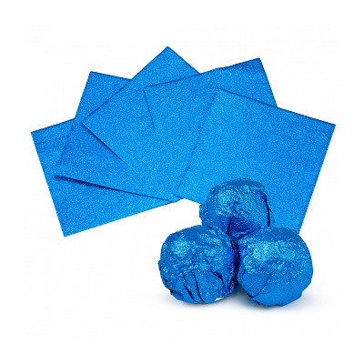 Обертка для конфет Синяя 8*8 см, 100 шт.