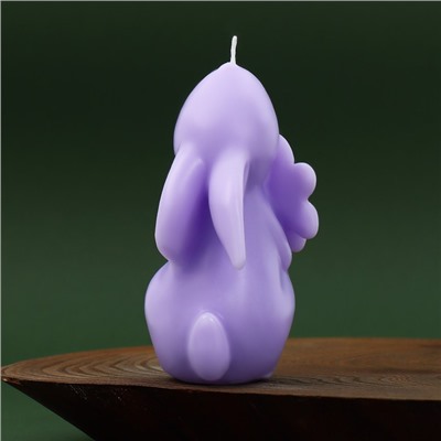 Новогодняя свеча формовая «Зайчик», без аромата, 5 х 5,5 х 9,5 см