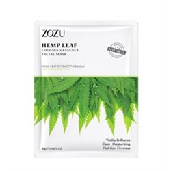 Тканевая маска для лица Zozu Leaf Collagen Essence Facial Mask 30ml с экстрактами трав