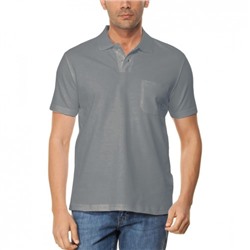 Рубашка-поло с карманом (Fayz-M), серый