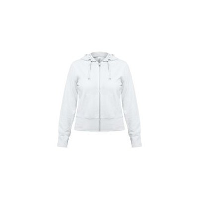 Толстовка женская Hooded Full Zip белая