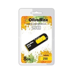 USB Flash 8GB Oltramax (250) желтый