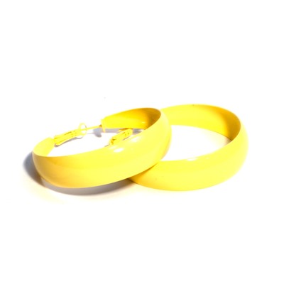 Серьги-кольца PR1033 светло-желтый
