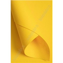 Фетр жесткий 1,2 мм, Корея Solitone 40*55 см (5 шт) темно-желтый №821