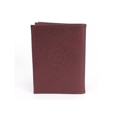 Обложка для авто+паспорт Croco-ВП-103 натуральная кожа бордовый металлик (232)  237572