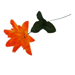 Цветок искусственный Астра 42см Оранжевая  YL-7 (вып.по 20шт.)