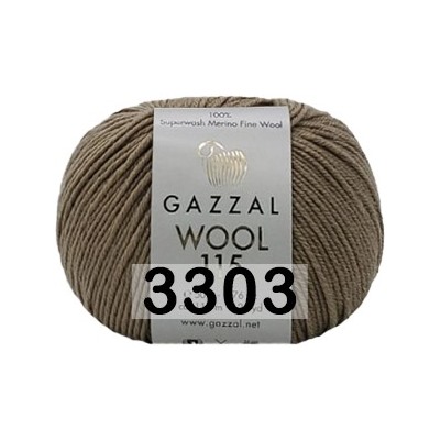 Пряжа Gazzal Wool 115