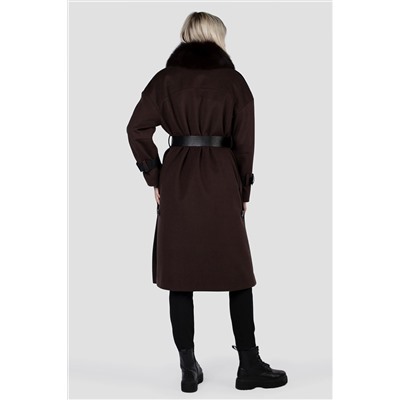 02-3240 Пальто женское утепленное (пояс)