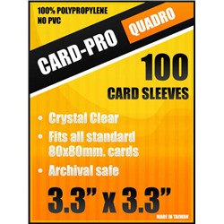 Протекторы Card-Pro для наст. игр 83*83 мм. (100 шт.) Quadro Size