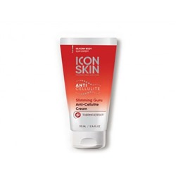 ICON SKIN Крем для тела антицеллюлитный моделирующий для похудения с кофеином с термоэффектом,170 мл