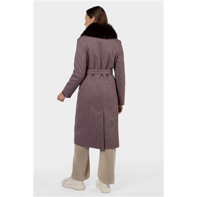 02-3129 Пальто женское утепленное (пояс)