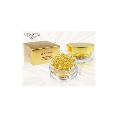 Крем для лица в капсулах  VENZEN Bright Collagen (золотая упаковка)