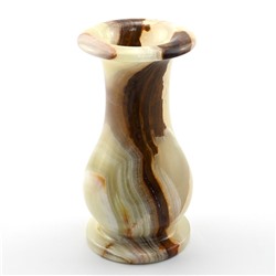 Каменная ваза из оникса "Античная" 75*75*145 мм